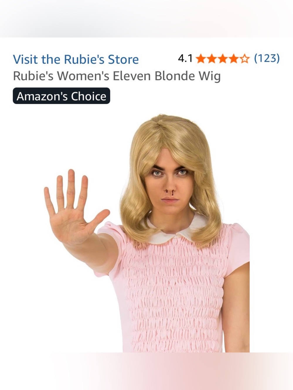 Rubie's Women's Eleven Blonde Wig